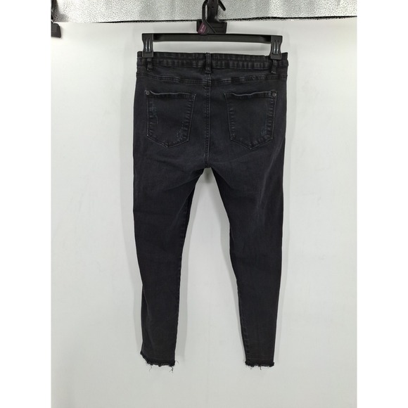 Judy‎ Blue Womens Skinny Fit Black Distressed Jeans 13/31 - Picture 6 of 13